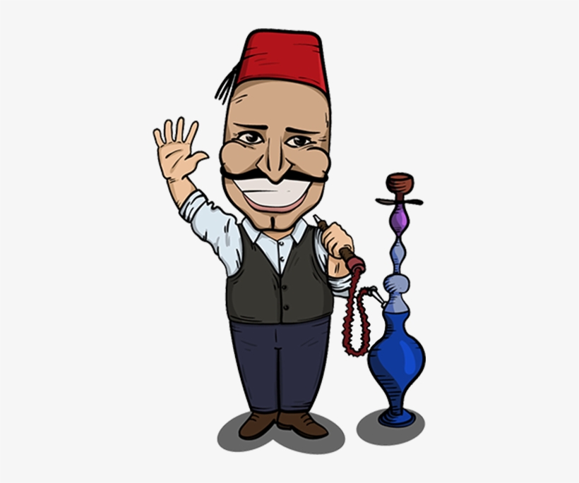 London's Best Shisha Delivery Service - Turkish Man Vector, transparent png