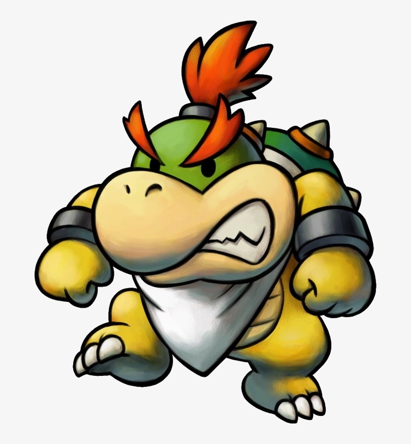 Babybowser - Mario And Luigi Partners In Time Png, transparent png