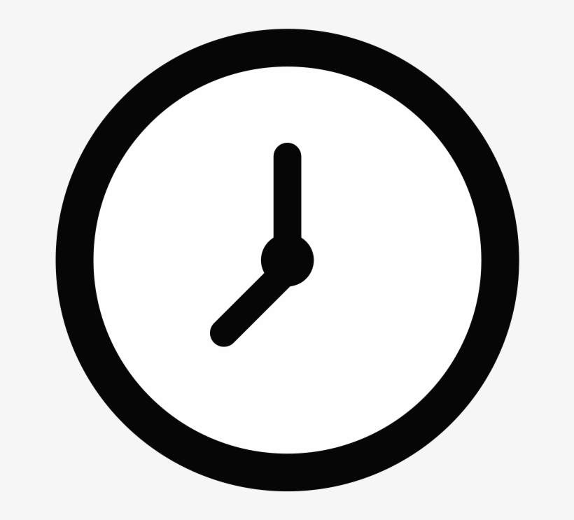 Time Clock Icon Png Image Transparent Library - Circle, transparent png