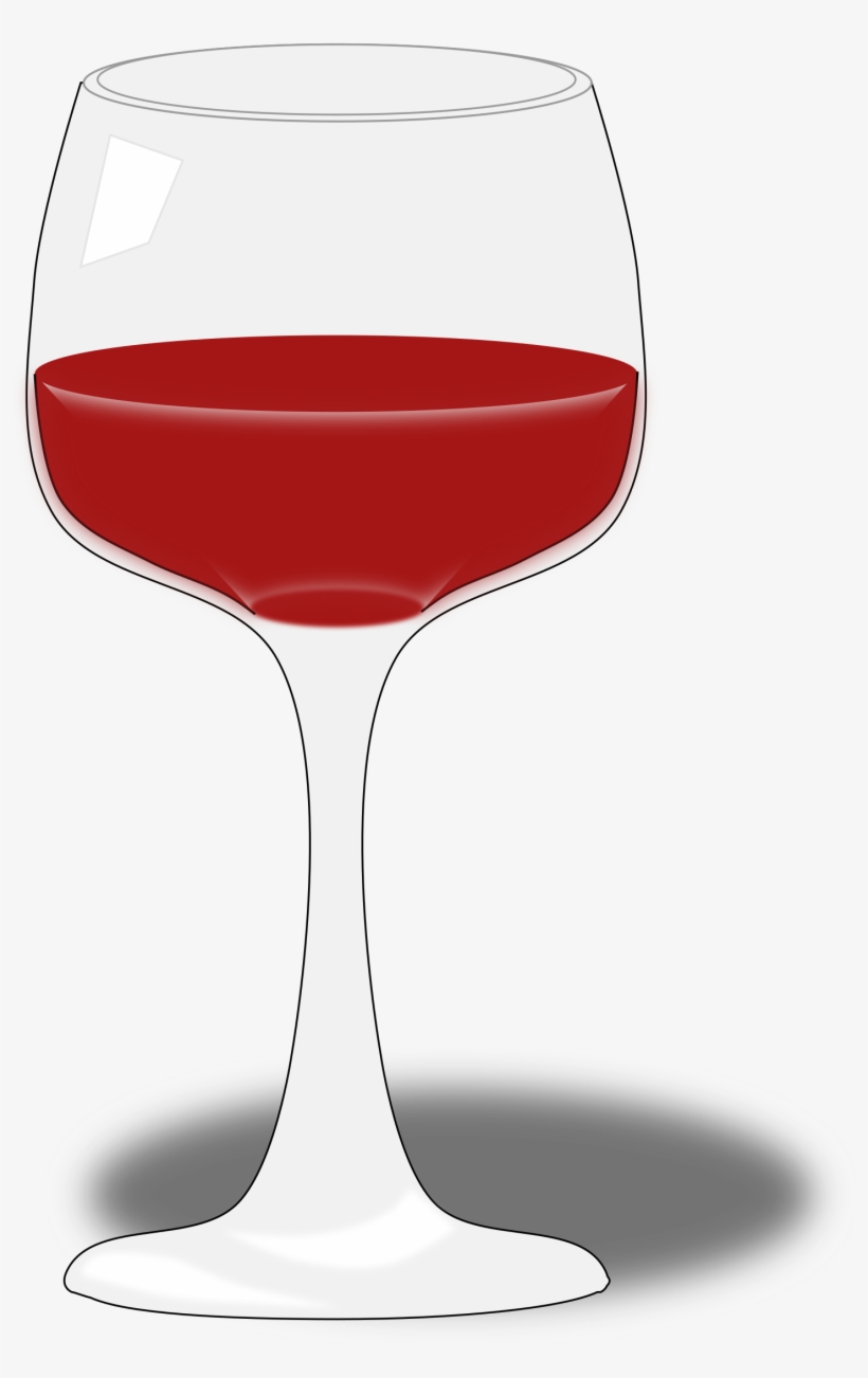 Wine Glass - Clip Art Of Wine, transparent png
