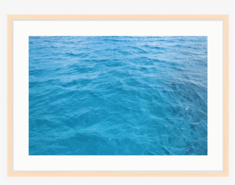 Cerulean Natural Wood Frame, transparent png