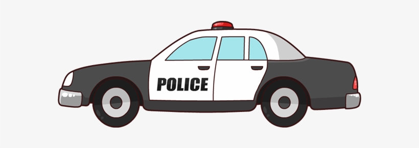 Car Clipart Police - Happy Birthday Police Car, transparent png