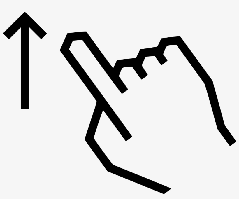 Swipe Up Arrow - Swipe Down Arrow, transparent png
