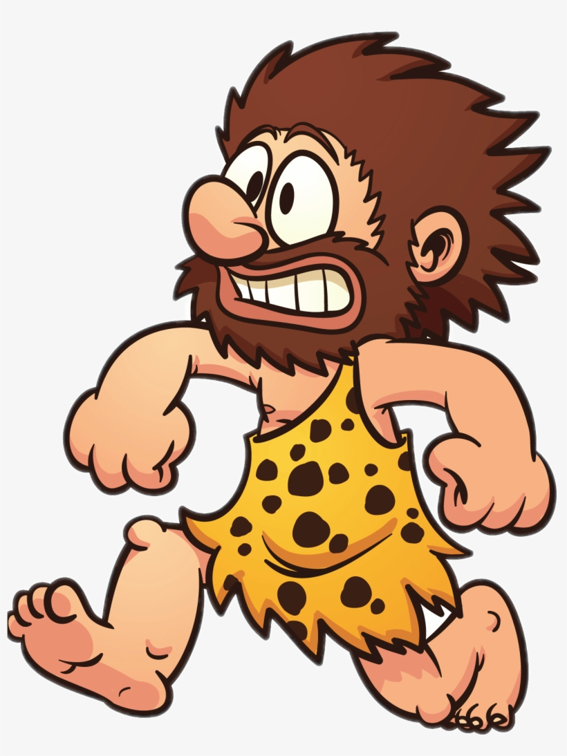 Running Transparent Png Stickpng People Cavemen - Caveman Png, transparent png