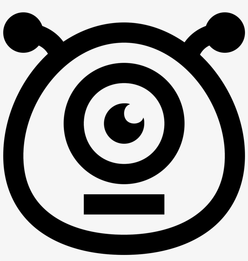 This Icon Is Depicting The Head Of An Alien With A - Extraterrestrial Life, transparent png