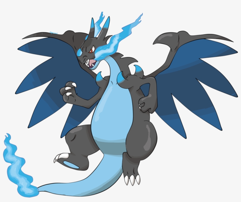 Mega - Mega Charizard X Png, transparent png