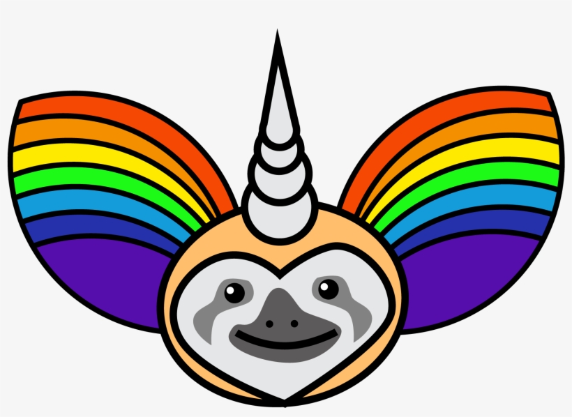 Voila Here's An Official Entry For Slothicorn's First - Slothicorn, transparent png