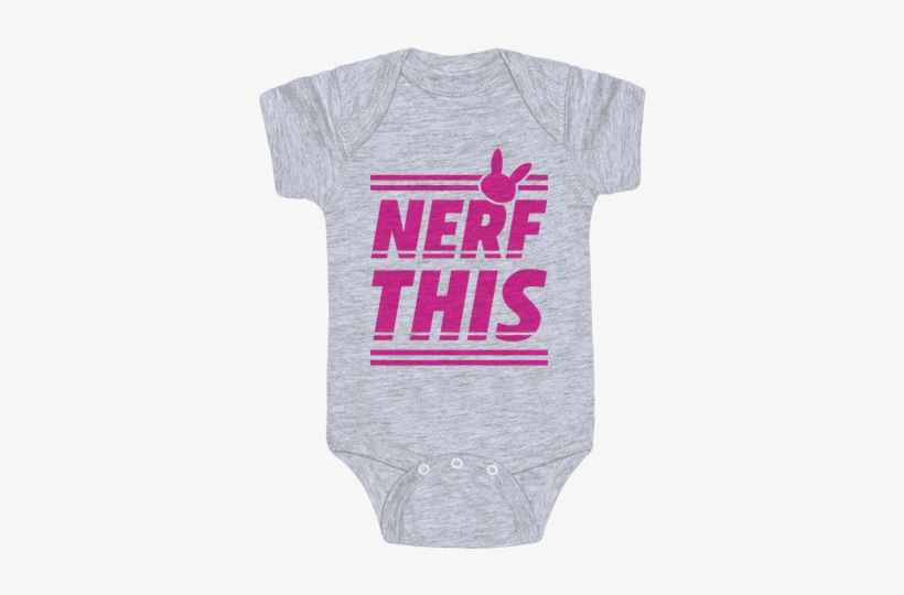Nerf This Baby Onesy - Daddy Game Onesies, transparent png