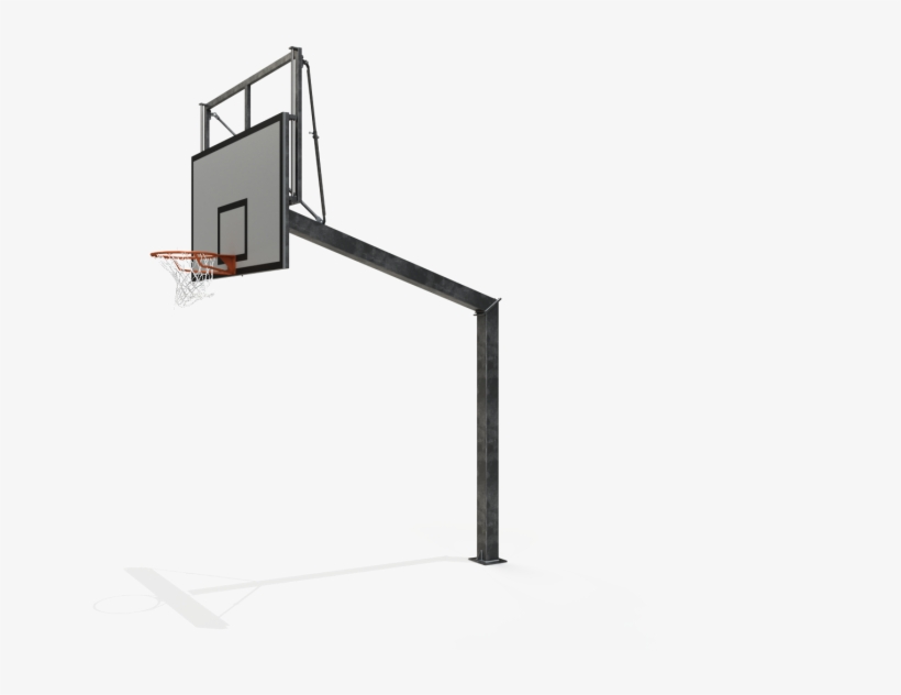 Basketball Goal Galvanized Adjustable 2,6 - Basketbalpaal Png, transparent png