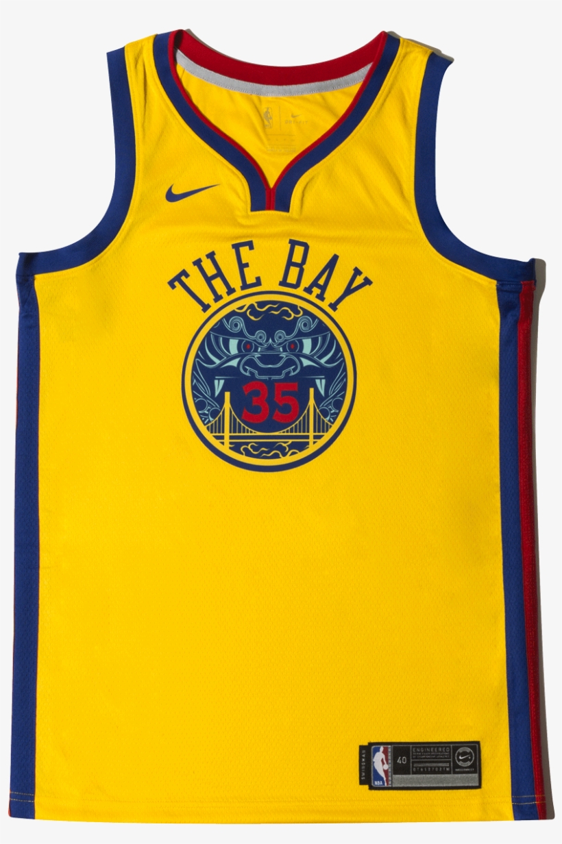 Kevin Durant City Edition Swingman 912101-729 - Golden State Warriors, transparent png
