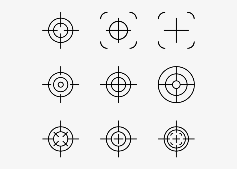 Crosshair - Sniper Target, transparent png