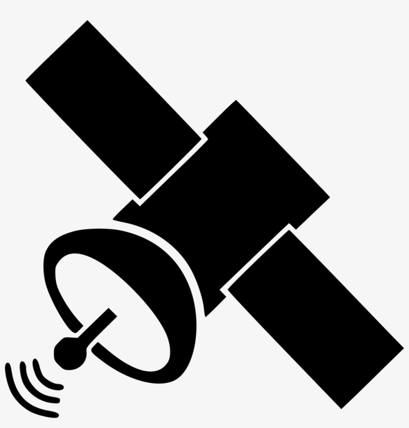 Png File - Satellite Icon Black Png, transparent png