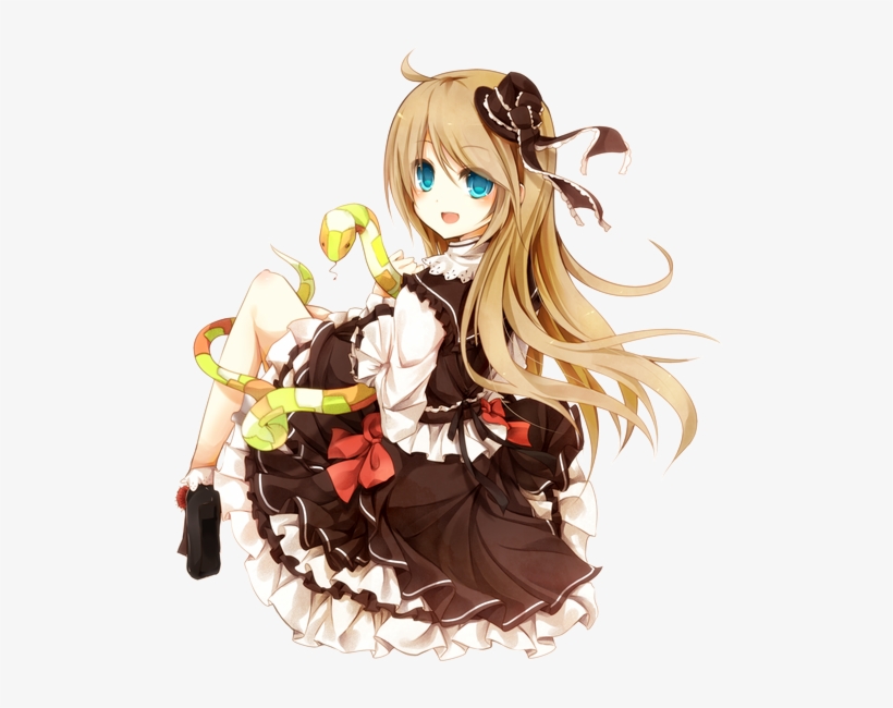 Anime Picture With Original Yonema Long Hair Single - Baidu Wangpan, transparent png
