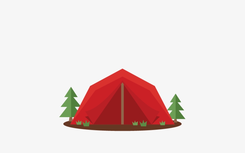 Banner Transparent Library Svg Miss Kate Cuttables - Camping Tent Transparent Clipart, transparent png