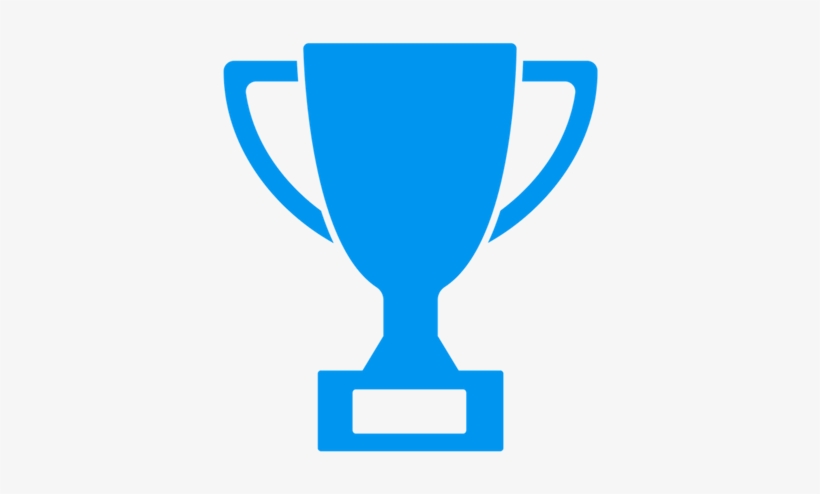 Trophy Blue Png - Blue Trophy Png, transparent png