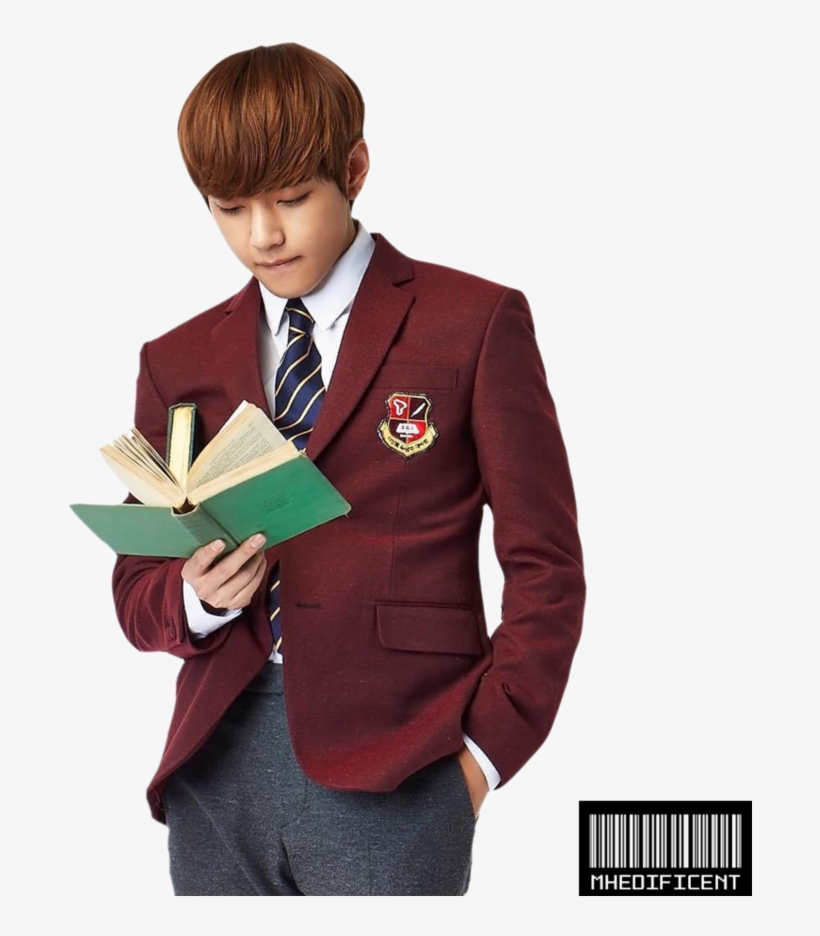 Clipart Freeuse Download Render V Png By Mhedyychan - Kim Taehyung School Uniform, transparent png