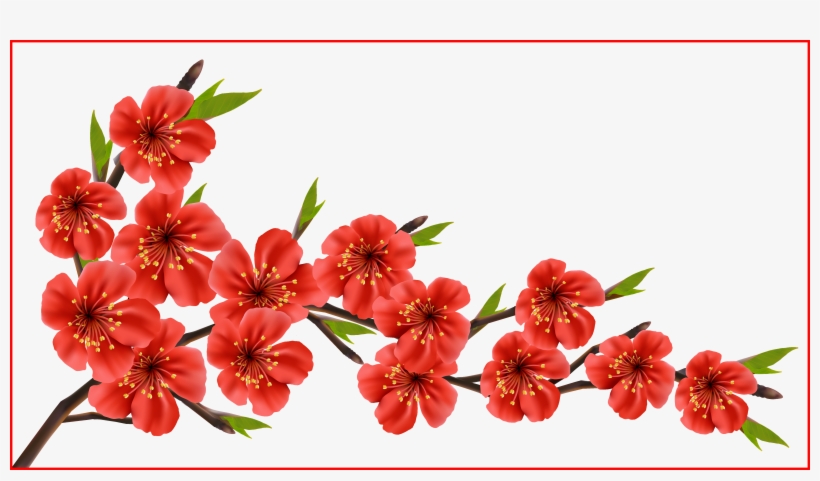 Flower Branches Clipart - All The Best For Presentation Quotes, transparent png