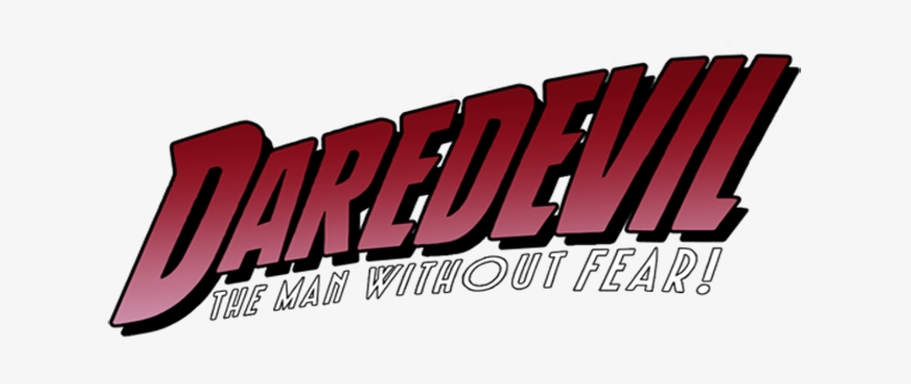 As For The Logo, It Essentially Mimics The Bold, Red - Here Comes-- Daredevil, The Man Without Fear!: Wake, transparent png