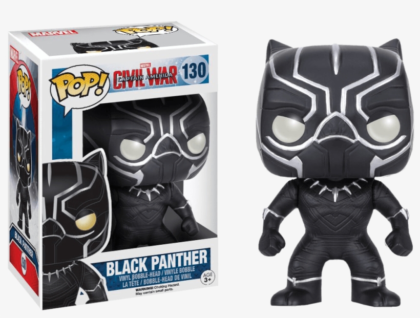 #130 Black Panther - Pop Marvel Black Panther, transparent png
