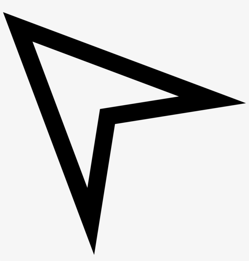 Location Clipart Arrow Png - Location Arrow Icon Vector - 980x980 PNG ...