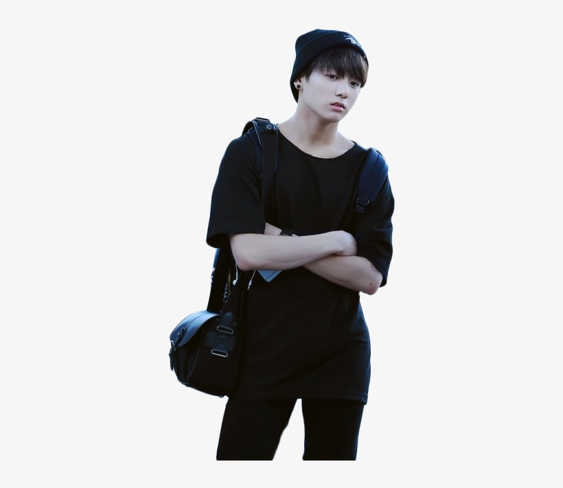 #чонгук #гуки #гук #чончонгук #бтс #bts #bangtan Boys - Bts Jungkook With Black Clothes, transparent png