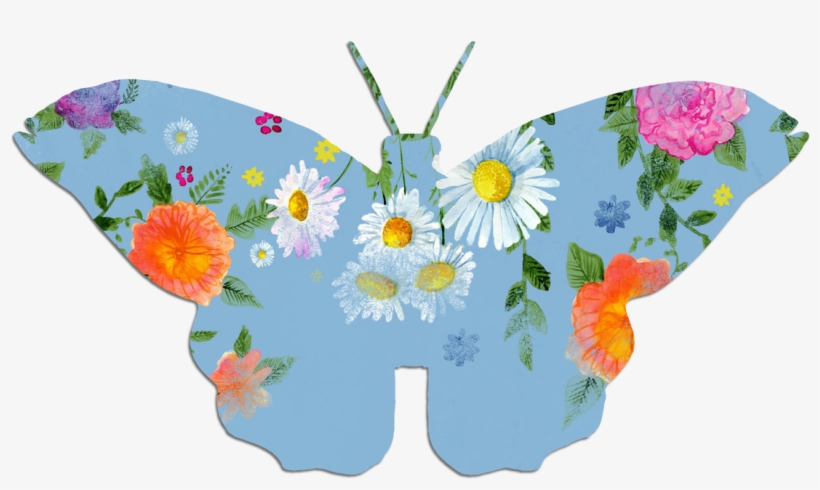Blue Flower Clipart Modern - ภาพ ตัด ปะ, transparent png