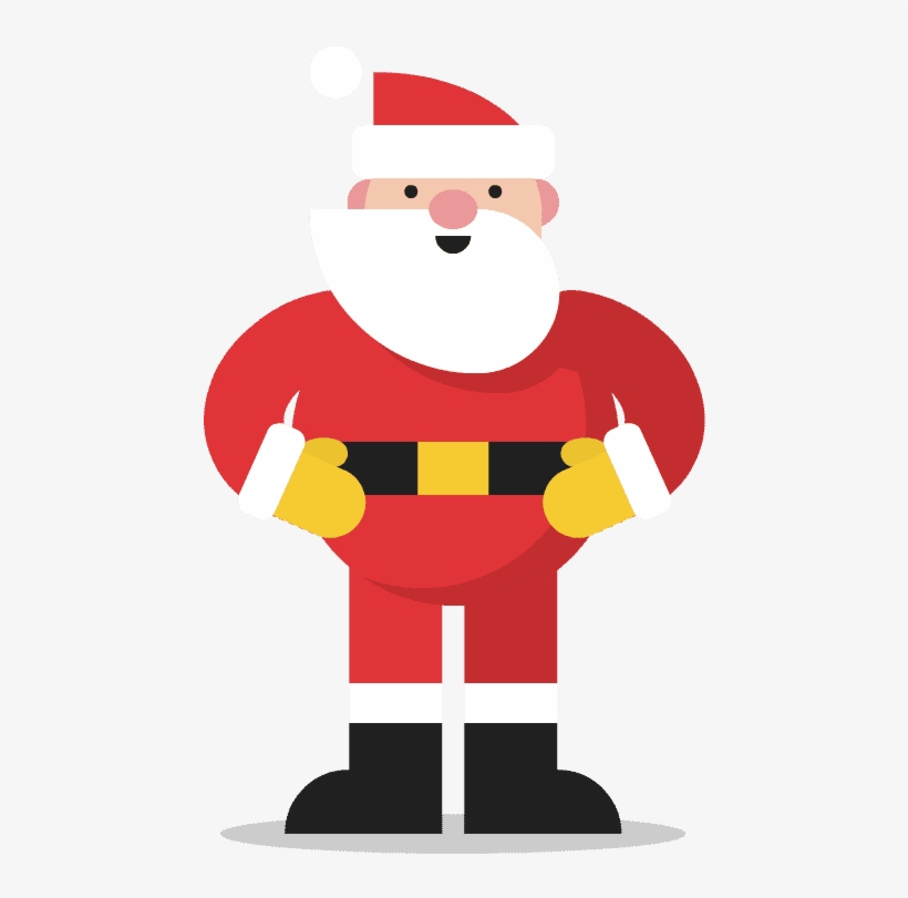 Santa Before Zopfli - Gif, transparent png