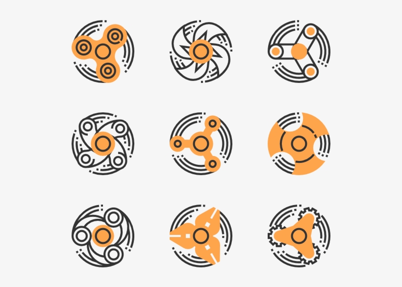 Fidget Spinner - Spin Icon, transparent png