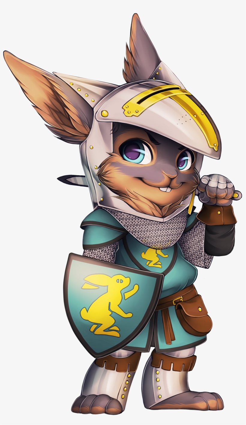 Knight Rabbit - Rabbit, transparent png
