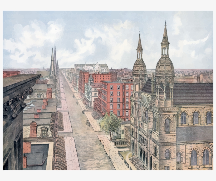 Medium Image - New York City Illustration Png, transparent png