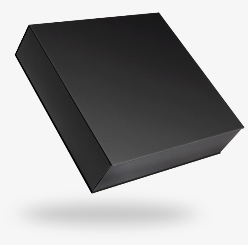 Square Black Tray<br>magnetic Closure Boxes - Box, transparent png