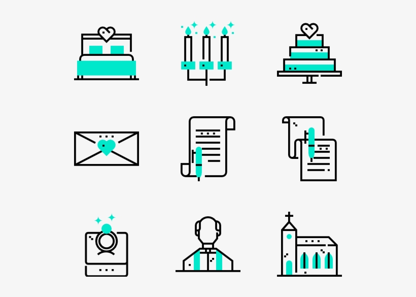 Wedding - Icon For Brochure Travel, transparent png