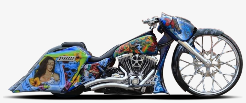Bikes-blue - Bagger Custom Bikes, transparent png