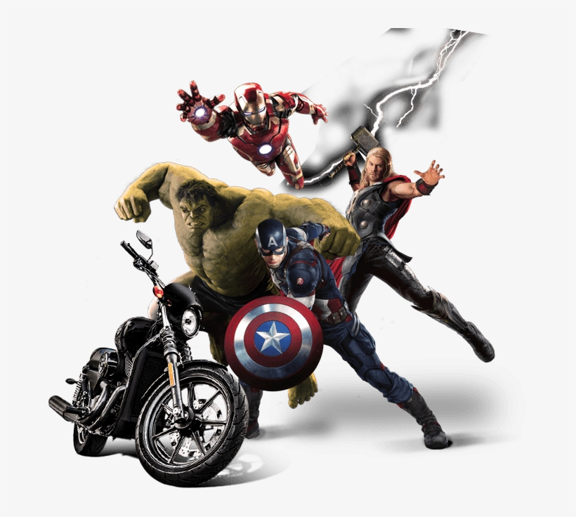 Enter The Marvel's Avengers - Harley Davidson Street 750 Avengers, transparent png