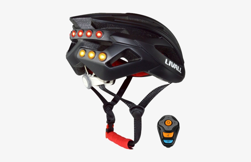 Livall Bh60 Se Smart Helmet With Lights - Livall Bh60se Bluetooth Enabled Smart Helmet, transparent png