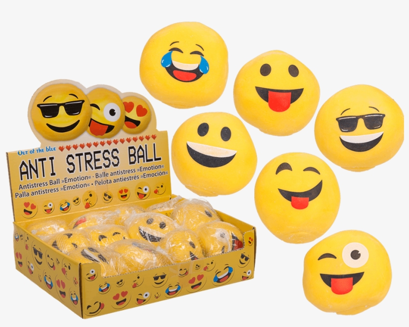 Balle Anti Stress Smiley, transparent png