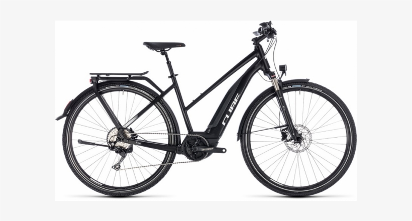 Cube Touring Hybrid Pro - Cube Touring Hybrid Pro 400 T 46cm Black/white 2018, transparent png