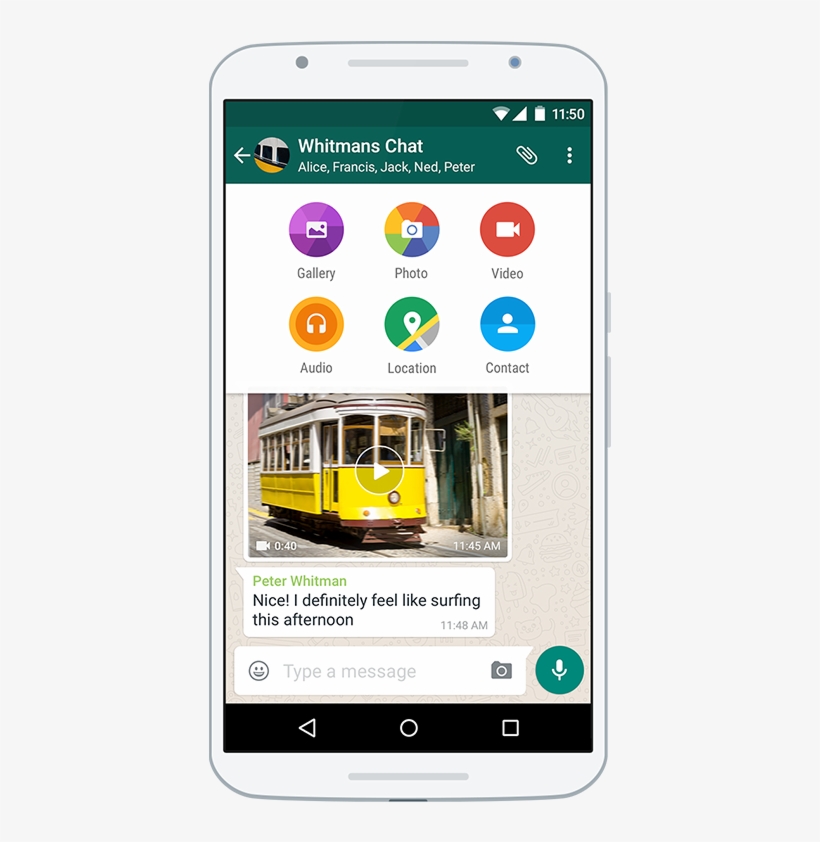 Photo And Video Sending - Whatsapp En Samsung, transparent png