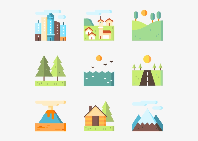 Landscapes - Landscape, transparent png