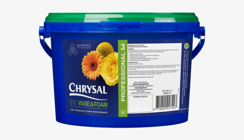 Chrysal Professional 2 Concentrated (1 Litre), Florist, transparent png