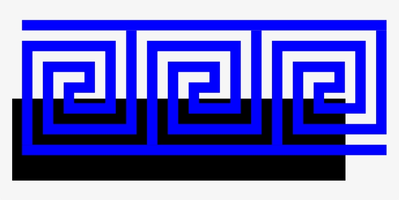 Greek Clip Art Borders - Greek Key Pattern Psd, transparent png