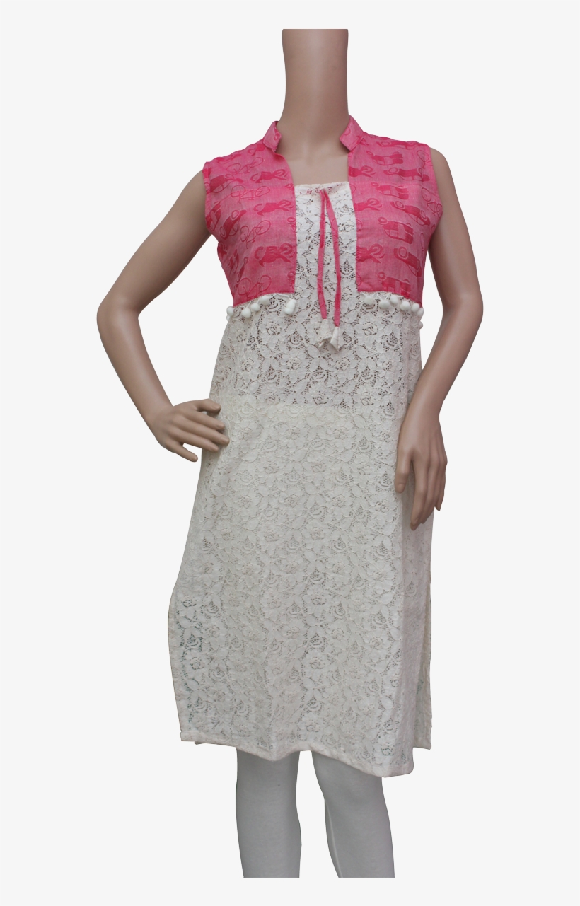 Waist Coat Design With Pom Pom Laces - Waistcoat, transparent png