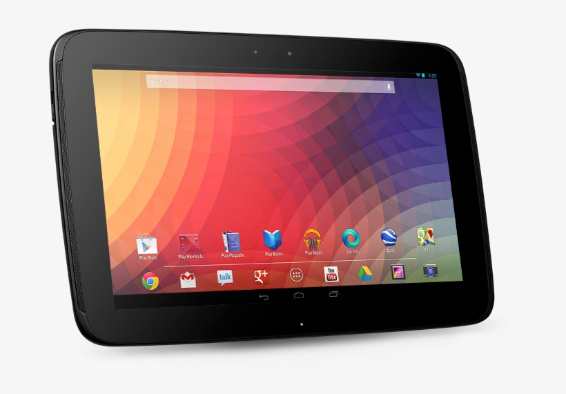 Nexus 10, transparent png