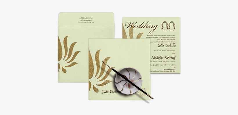Elegent Wedding Invitations A2zweddingcards - Wedding, transparent png