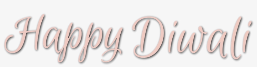 Happy Diwali Text Writing Png Free Image - Calligraphy, transparent png