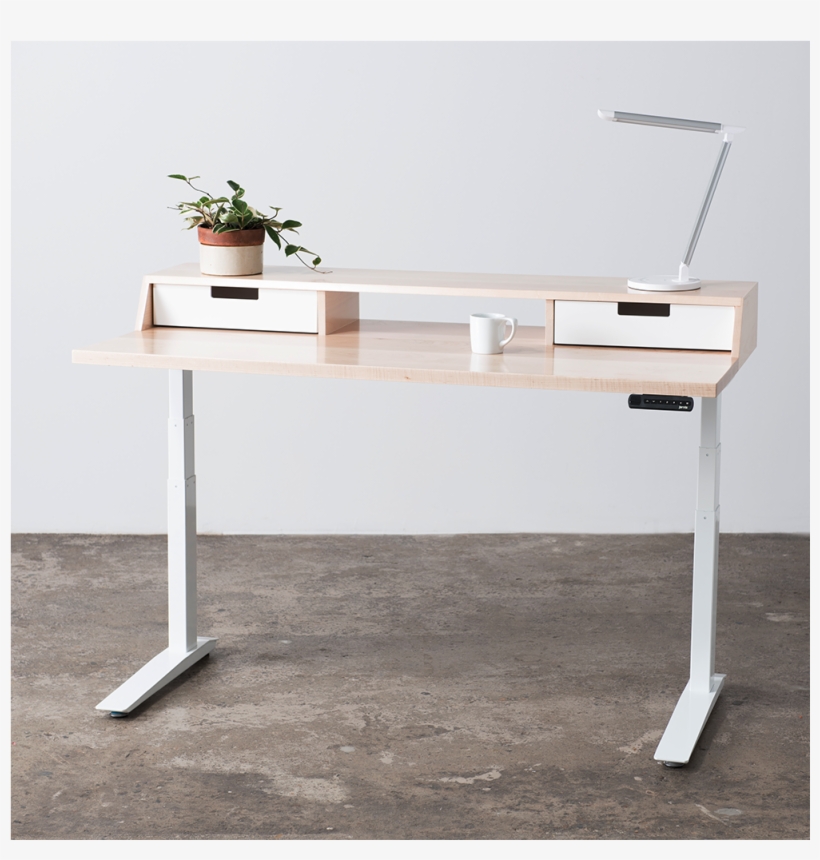 Jarvis Standing Desk Laminate, transparent png