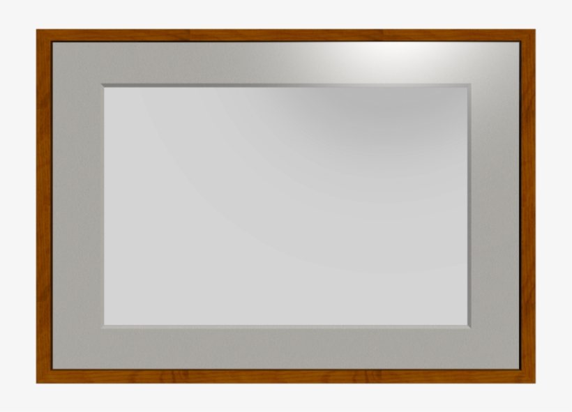 Picture Frame With Passepartout - Mirror, transparent png