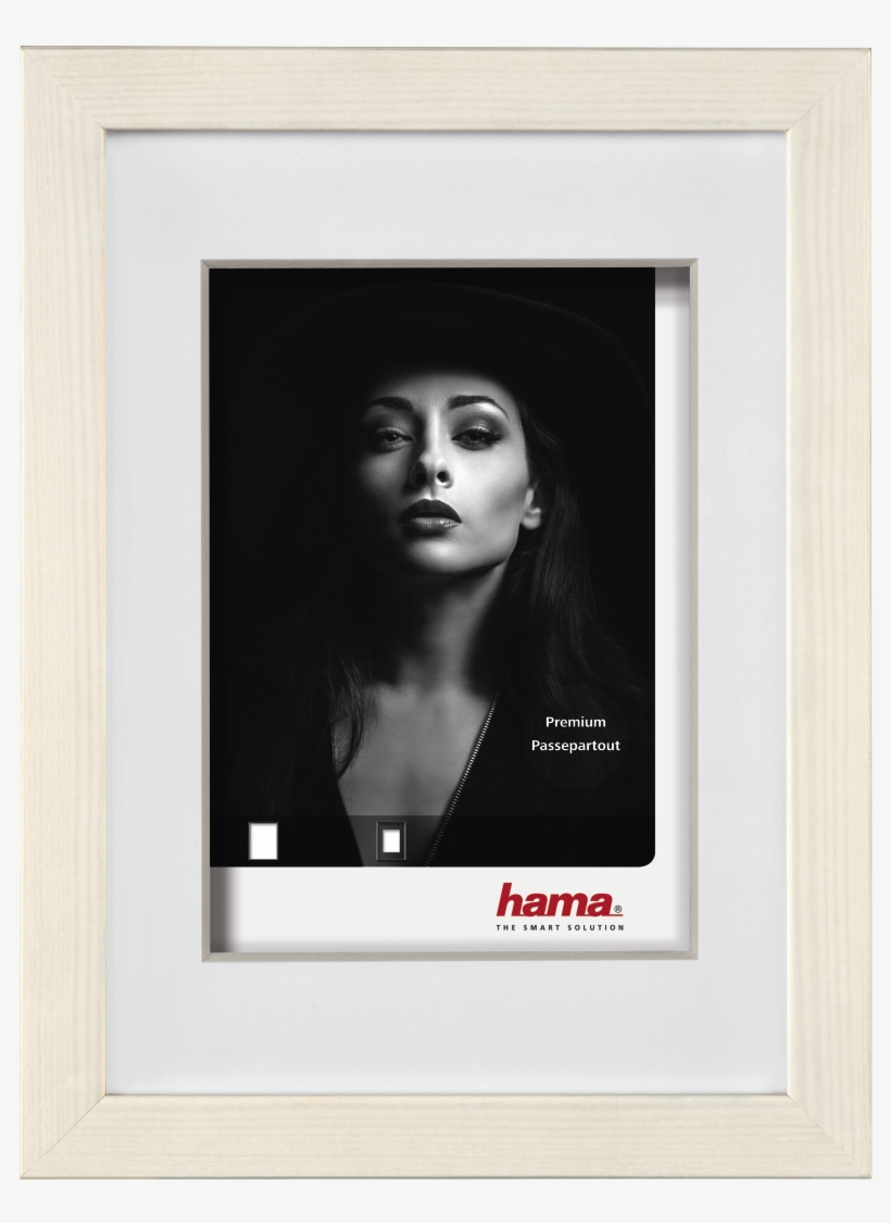"dana" Wooden Frame, 3d, White, 20 X 30 Cm - Hama Rámeček Dřevěný Dana, Černá, 30 X 40 Cm, transparent png