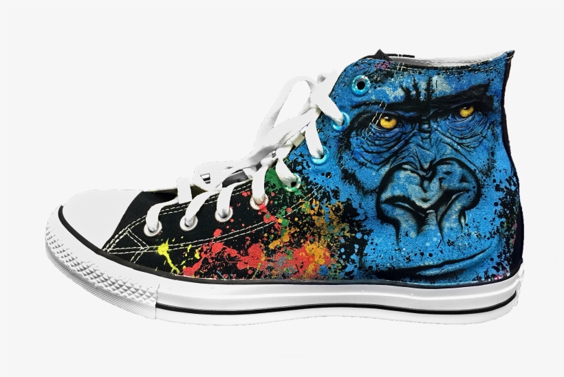 Entry Level Dtg Printers Are Popular With Home Based - Gorilla With Colored Paint Splatter Harambe Spare Tire, transparent png