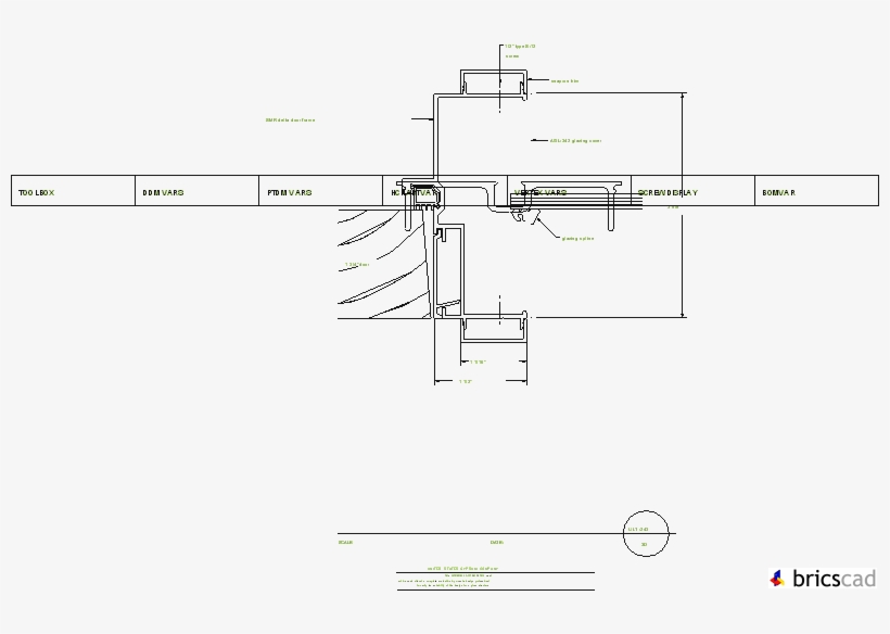 Ult243 Door Frame Glazing 3d - Diagram, transparent png